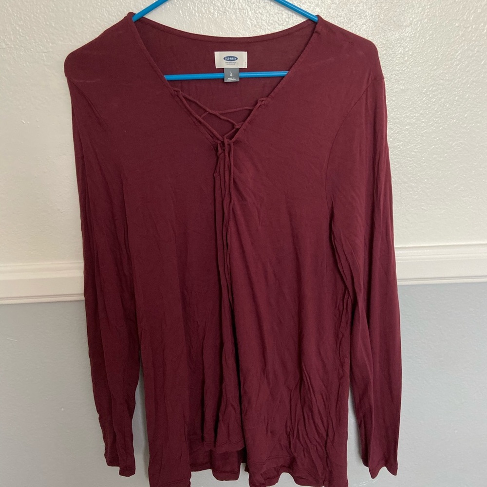 Lace up top